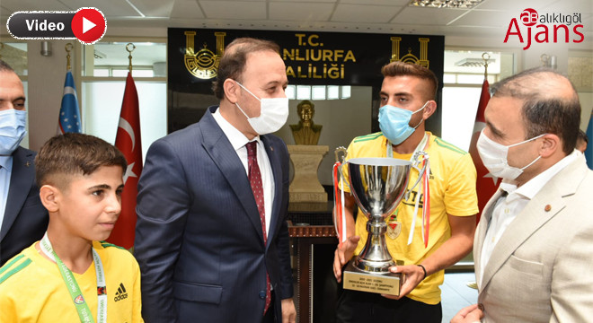 Süper lige çıkan takımdan Vali Erin'e ziyaret