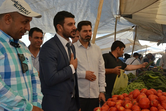 İlçe Başkanı Şeyhanlı sahada vatandaşları dinledi