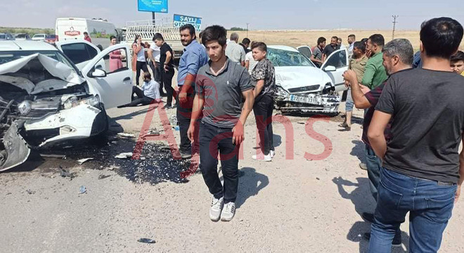 Suruç'taki kazada 6 kişi yaralandı