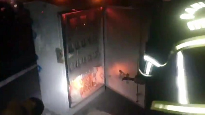 Eyyübiye'de korkutan trafo yangını