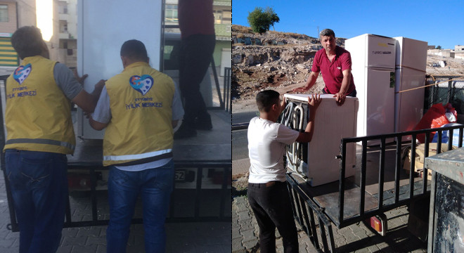 Eyyübiye Belediyesi’nden beyaz eşya desteği