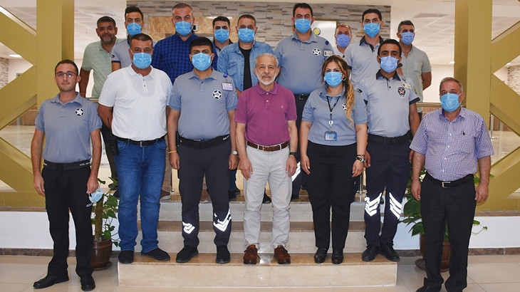 Rektör Çelik, özel güvenliklerin gününü kutladı