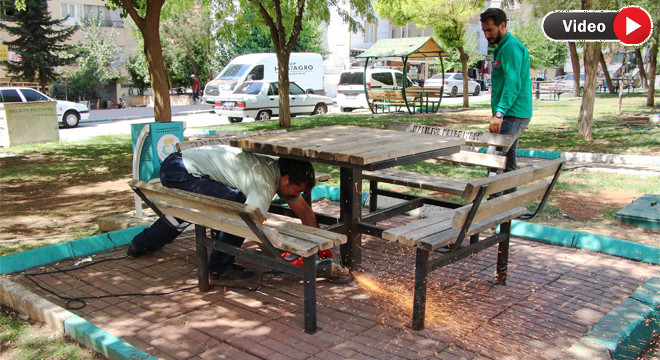 Haliliye’deki bu parklar yenileniyor