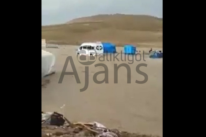 Şanlıurfalı tarım işçilerini bu kez de sel vurdu!