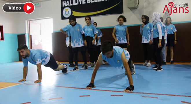 Haliliye'de gençler hedeflerinin peşinde koşuyor