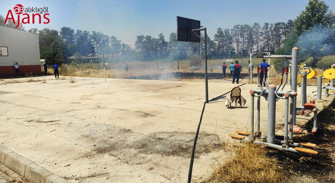 Akçakale cezaevinde yangın