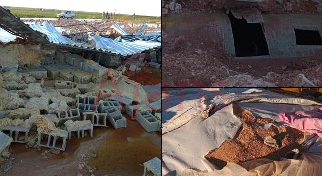 Suruç’ta zarar büyük