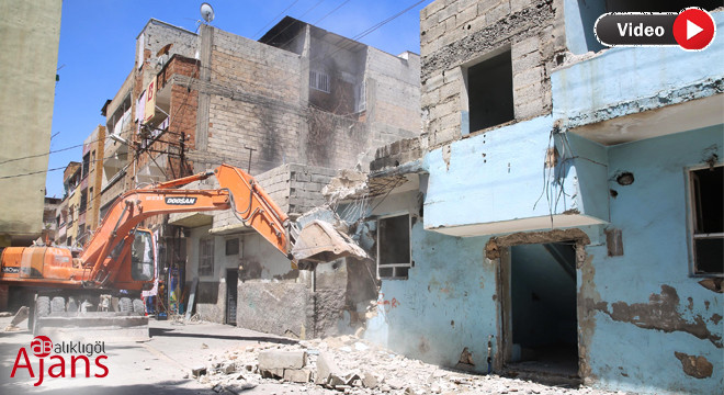 Haliliye’de riskli ve metruk yapılar yıkılıyor