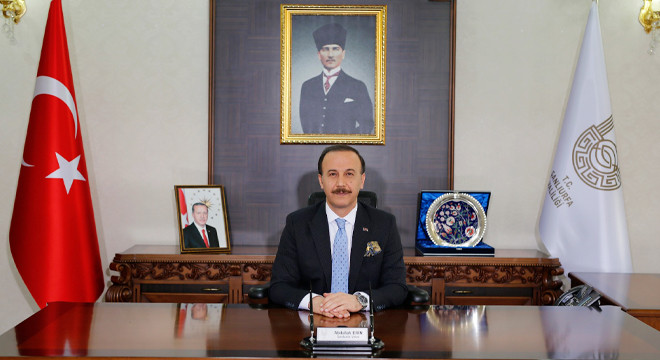 Vali Erin bayram mesajında vatandaşa çağrıda bulundu