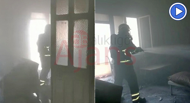 Haliliye'de korkutan yangın