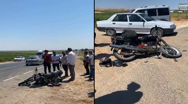 Şanlıurfa’da bir motosiklet kazası daha!
