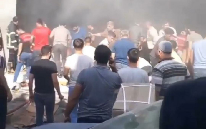 Pasajlar bölgesinde yangın! İtfaiye müdahale etti