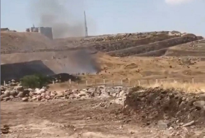 Şanlıurfa’da askeri alanda yangın!