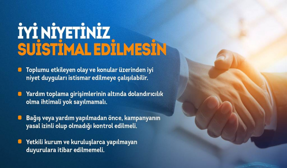 Emniyetten uyarı: İnanmayın!