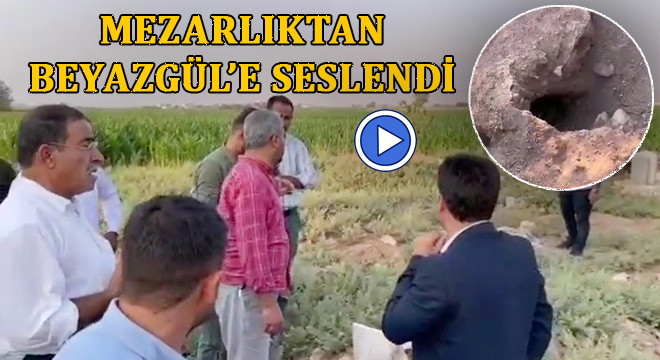 Şanlıurfa’nın bu mahallesinde mezarlar delik deşik oldu