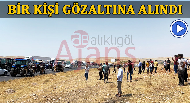 Şanlıurfa'da çiftçiler yine yol kapattı