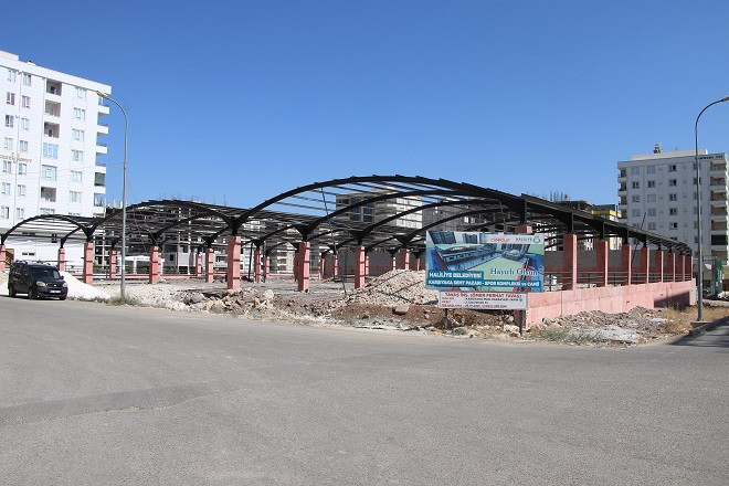 Haliliye’de sosyal tesislerin inşaatları devam ediyor