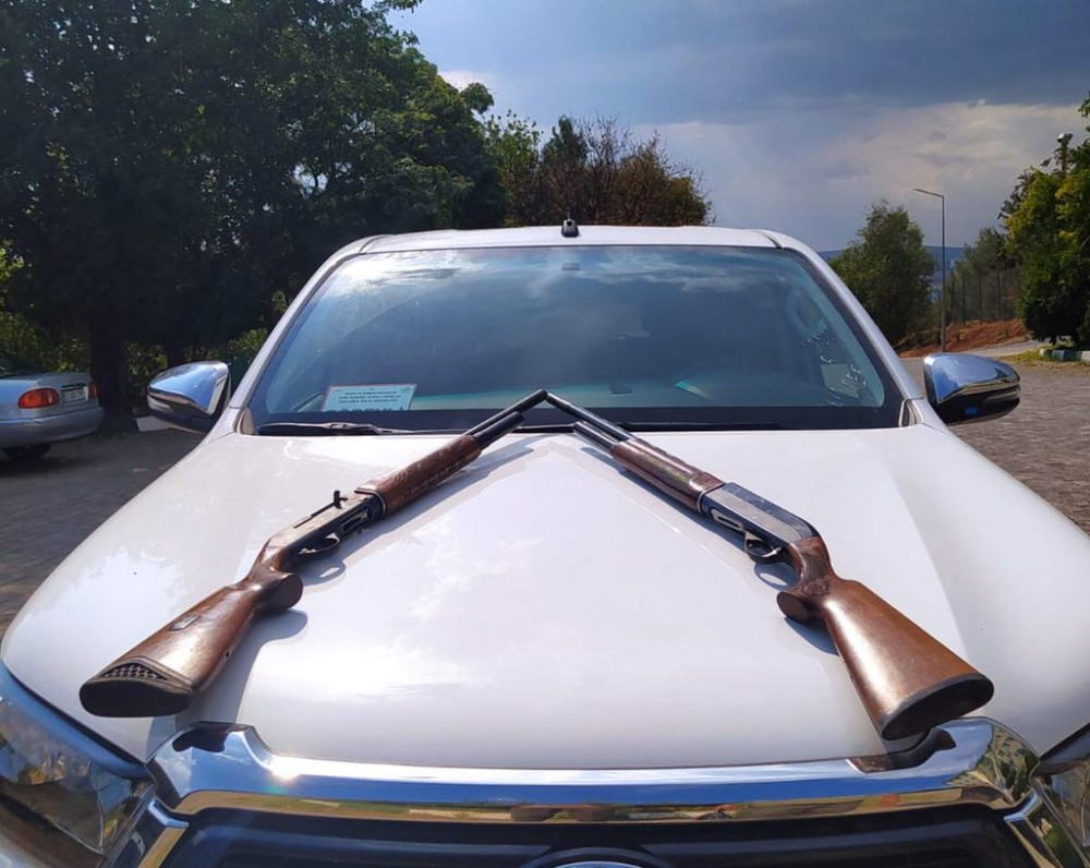 Şanlıurfa'da kaçak avlanan iki kişi yakalandı