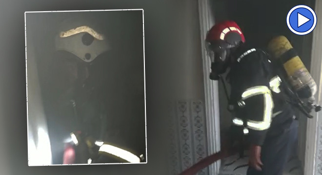 Eyyübiye'deki bir evde yangın çıktı