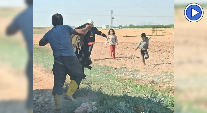 Akçakale’de 10 kişilik aile arıların saldırısına uğradı