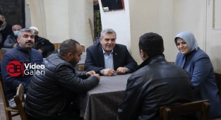 Ayşe Sula Köseoğlu, Urfa'da esnafla bir araya geldi