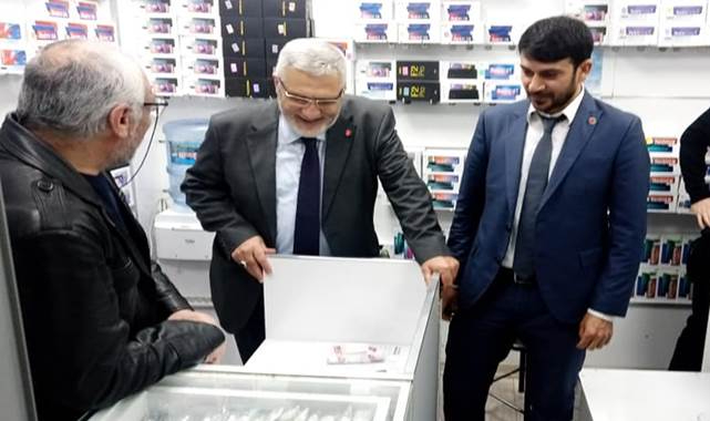 Başkan Yanmaz ve Şeyhanlı'dan esnaf ziyareti