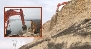 Birecik Kelaynak yolunda çalışmalar başladı