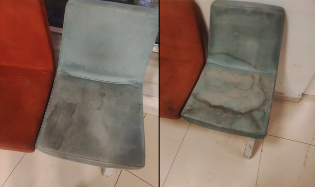 Hastaneden kirli koltuklar için ‘deterjanlı bez’ savunması