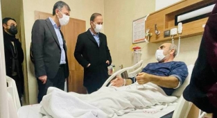 Kırıkçı ve Erin'den Cidir'e hastanede ziyaret