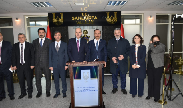Numan Kurtulmuş’a Şanlıurfa’daki projeler tanıtıldı