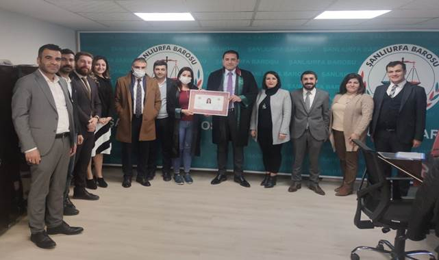 Şanlıurfa Barosuna taze kan
