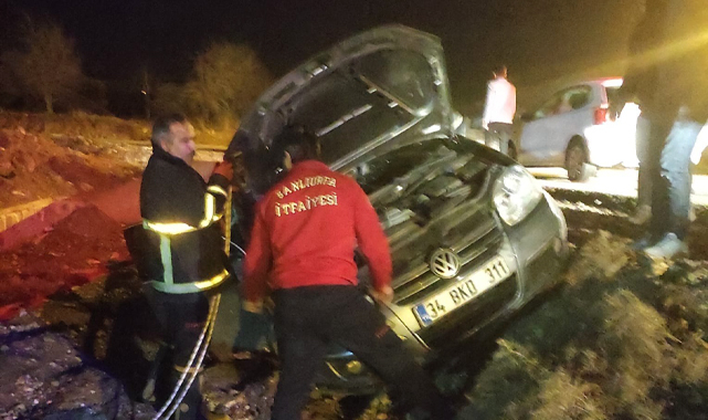 Şanlıurfa'da otomobil şarampole uçtu: Sürücü yaralandı