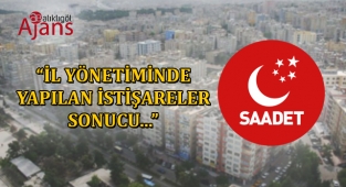 Şanlıurfa’da Saadet Partisinin ilçe başkanı değişti