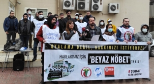 Şanlıurfa’da sağlık çalışanlarından yasal düzenleme çağrısı 