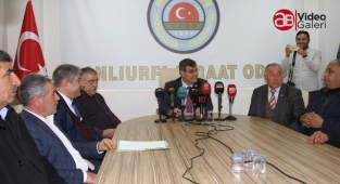 Şanlıurfa’daki ziraat odalarından hükümete çağrı