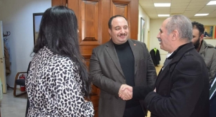 Suriyeli barış elçisi Ekinci’yi ziyaret etti