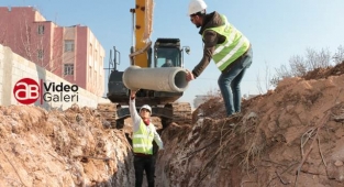 ŞUSKİ Ceylanpınar’da altyapı çalışmalarına devam ediyor