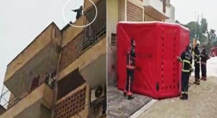 Urfa’da intihar etmek için çatıya çıktı
