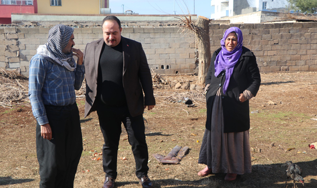 Viranşehir’de borcundan dolayı elektrikleri kesilen aileye Ekinci’den destek