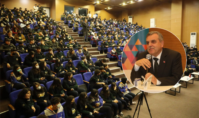 Beyazgül TÜBİTAK’ta dereceye giren öğrencilerle buluştu