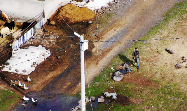 DEDAŞ drone ile kaçak elektrik aradı
