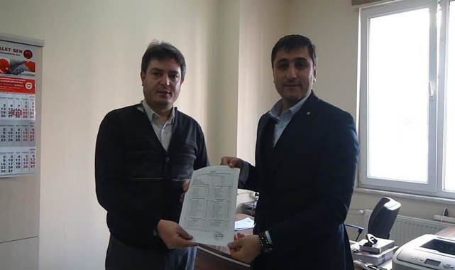 Ferhat Karadağ mazbatayı aldı