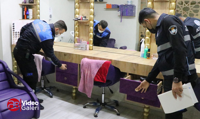 Haliliye'de kuaför ve güzellik merkezleri denetlendi
