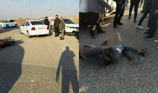 Harran’da inşaat işçilerine otomobil çarptı: Yaralılar var