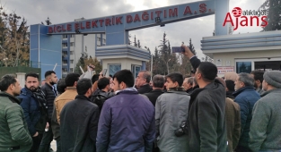 Şanlıurfa'da DEDAŞ önünde yüksek fatura tepkisi
