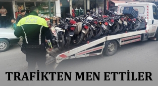 Şanlıurfa’da motosiklet denetimi: Trafik polisleri acımadı