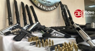 Şanlıurfa'da çok sayıda silah ele geçirildi