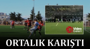 Siverek Belediyespor maçında kavga çıktı