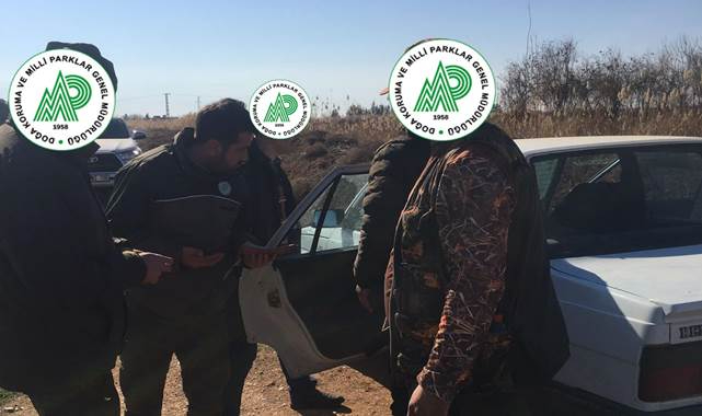 Urfa kırsalında yakalandılar! Ceza yediler