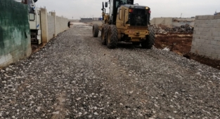 Viranşehir Belediyesi yol çalışmalarına devam ediyor